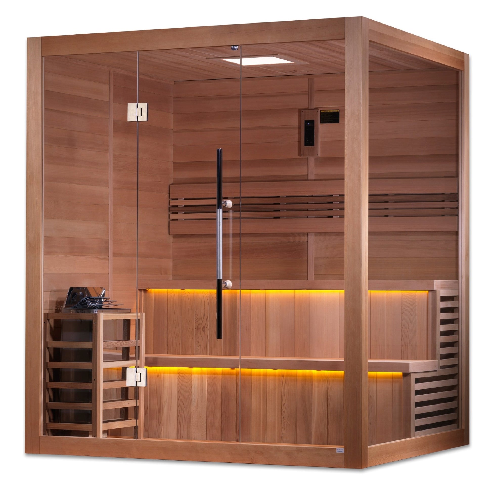Golden Designs Kuusamo 6 Person Traditional Sauna (GDI - 7206 - 01) -  product_vendor - Peak Primal Wellness