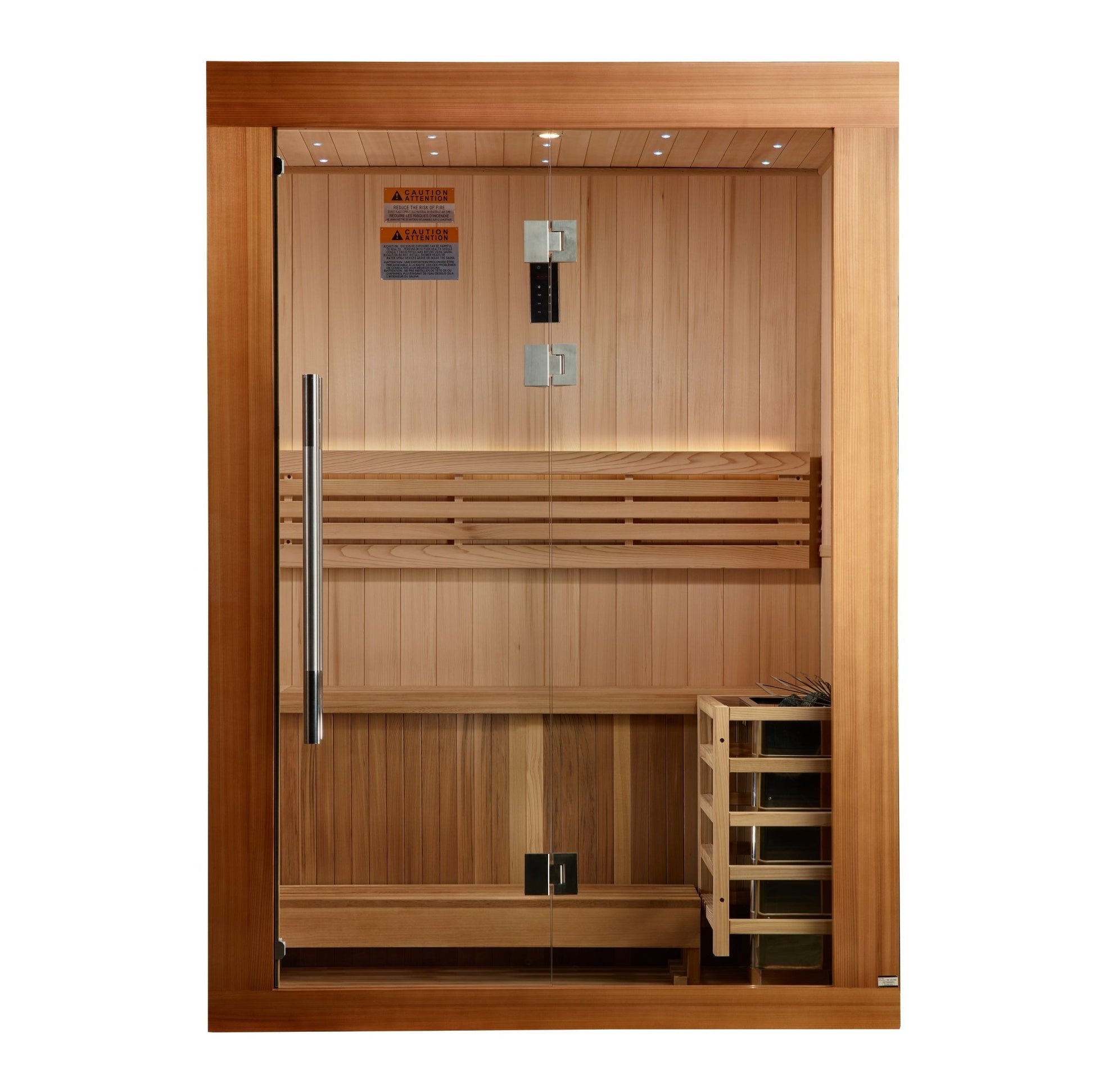 2025 Golden Designs Updated Sundsvall 2 Person Traditional Sauna (GDI - 7289 - 02) -  product_vendor - Peak Primal Wellness
