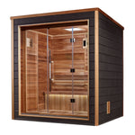 Golden Designs Drammen 3 Person Outdoor - Indoor Traditional Sauna (GDI - 8023 - 01) -  product_vendor - Peak Primal Wellness
