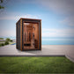 Golden Designs Nora 2 Person Outdoor - Indoor PureTech Hybrid Full Spectrum Sauna (GDI - 8222 - 01) -  product_vendor - Peak Primal Wellness