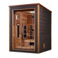 Golden Designs Nora 2 Person Outdoor - Indoor PureTech Hybrid Full Spectrum Sauna (GDI - 8222 - 01) -  product_vendor - Peak Primal Wellness
