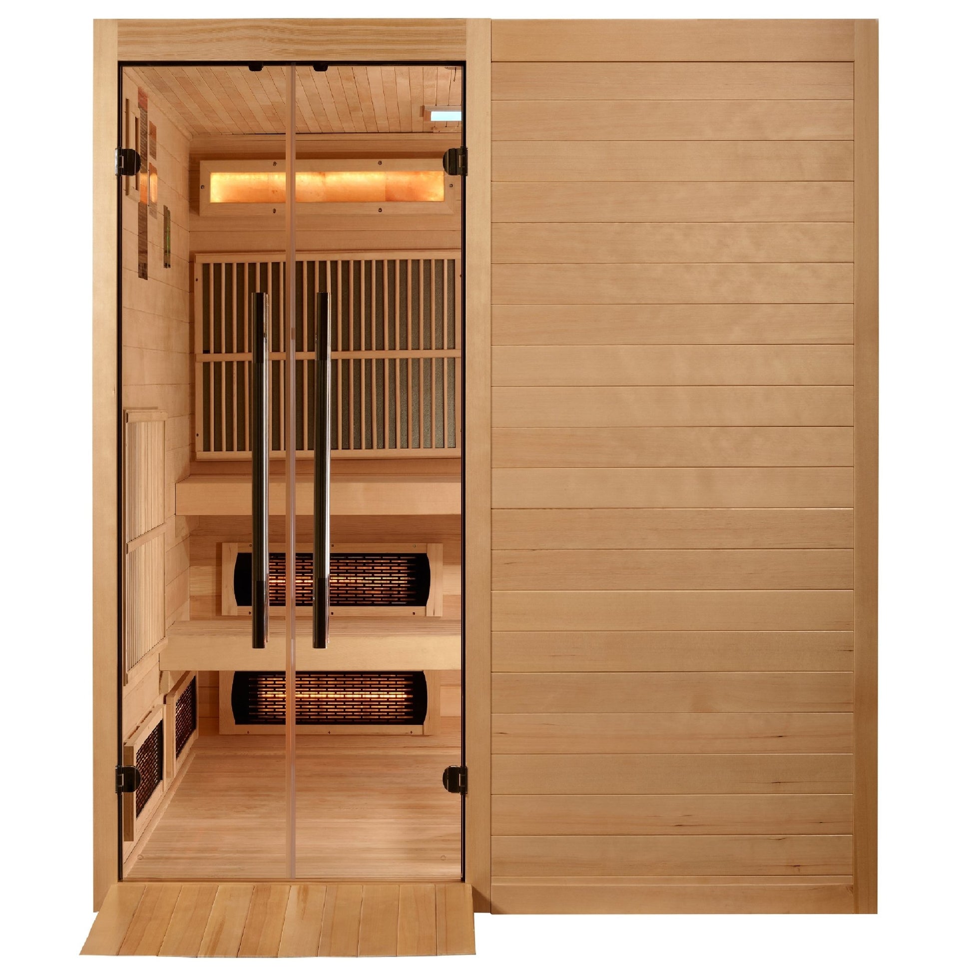 2025 Golden Designs Toledo 6 Person Hybrid Sauna (Indoor) Full Spectrum and Harvia Traditional Stove (GDI - 8360 - 01) -  product_vendor - Peak Primal Wellness