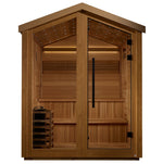 Golden Designs Kaarina 6 Person Barn Outdoor Traditional Sauna (GDI - 8506 - 01) -  product_vendor - Peak Primal Wellness
