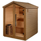 Golden Designs Kaarina 6 Person Barn Outdoor Traditional Sauna (GDI - 8506 - 01) -  product_vendor - Peak Primal Wellness