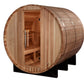 Golden Designs Arosa 4 Person Barrel Traditional Sauna (GDI - B004 - 01) -  product_vendor - Peak Primal Wellness