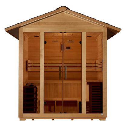 Golden Designs Vorarlberg 5 Person Traditional Outdoor Sauna (GDI-8105-01)