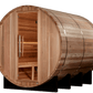 Golden Designs Klosters 6 Person Barrel Traditional Sauna (GDI - B006 - 01) -  product_vendor - Peak Primal Wellness