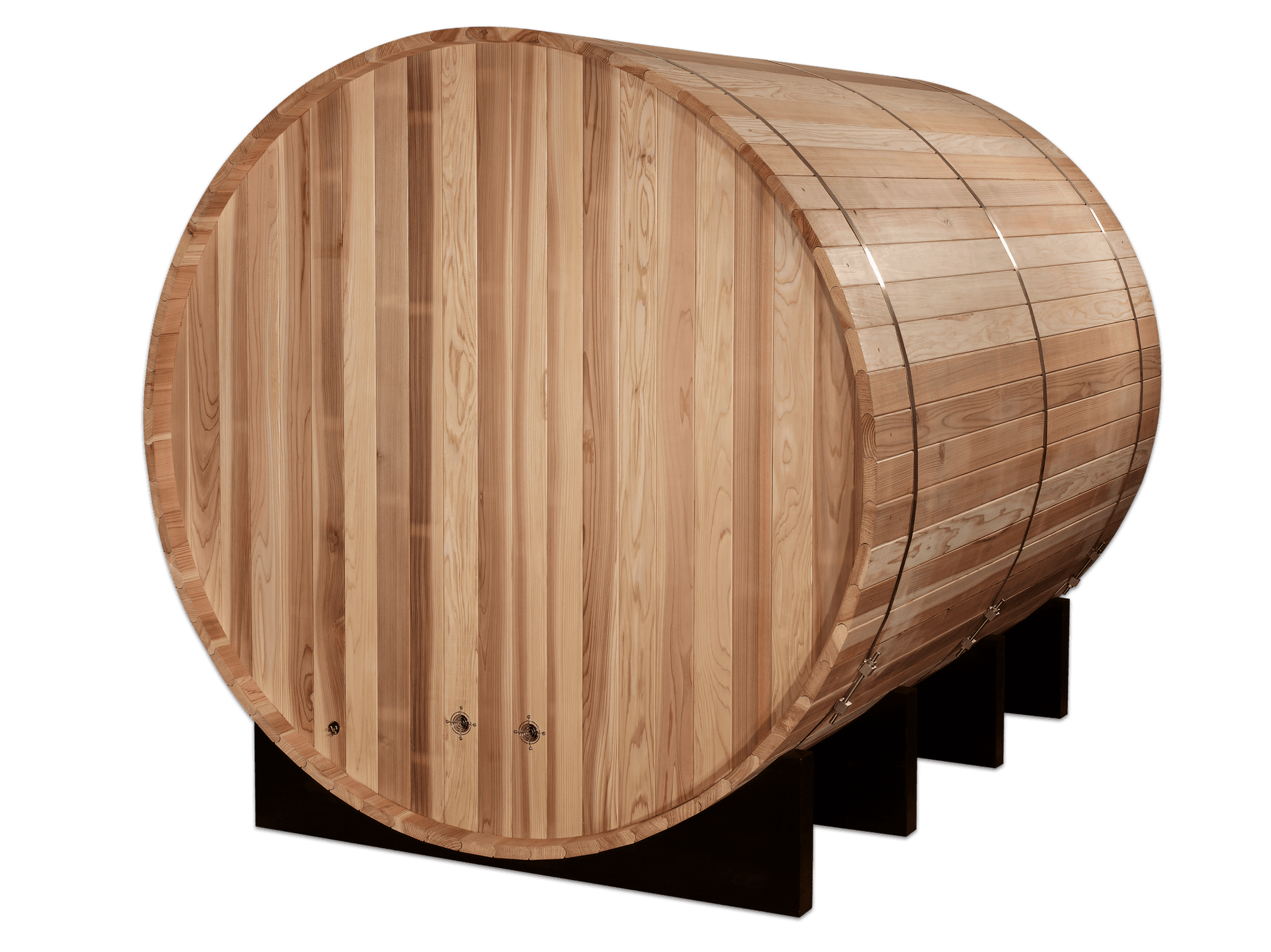 Golden Designs Klosters 6 Person Barrel Traditional Sauna (GDI - B006 - 01) -  product_vendor - Peak Primal Wellness