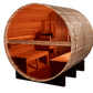 Golden Designs Zurich 4 Person Barrel with Bronze Privacy View Traditional Sauna (GDI - B024 - 01) -  product_vendor - Peak Primal Wellness