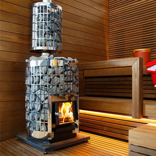 Harvia Cilindro 16 Cilindro Series 16kW Wood-Burning Sauna Stove -  product_vendor - Peak Primal Wellness