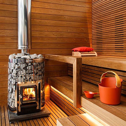 Harvia Cilindro 20 Cilindro Series 17kW Wood-Burning Sauna Stove -  product_vendor - Peak Primal Wellness