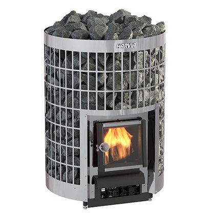 Harvia Cilindro 20 Cilindro Series 17kW Wood-Burning Sauna Stove -  product_vendor - Peak Primal Wellness