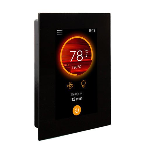 Harvia Spirit Series SP80E 8kW Sauna Heater Package, Black -  product_vendor - Peak Primal Wellness