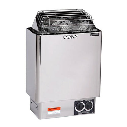 Harvia KIP Series KIP45B 4.5kW Steel Stainless with Built-In Controls Sauna Heater -  product_vendor - Peak Primal Wellness