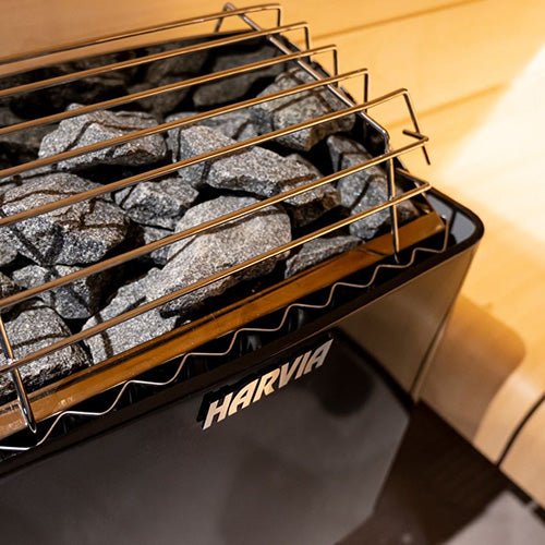 Harvia KIP80B KIP Series 8kW Electric Sauna Heater, Built - In Controls, Black -  product_vendor - Peak Primal Wellness