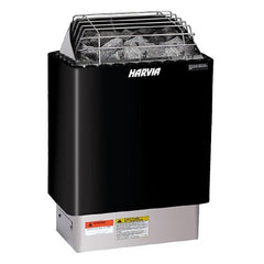 Harvia KIP60W KIP Series 6kW Black Electric Sauna Heater - Default Title