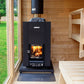 Harvia Linear 18 Compact Black Linear Series 14.3kW Wood-Burning Sauna Stove -  product_vendor - Peak Primal Wellness
