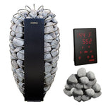 Harvia Spirit Series SP80E 8kW Sauna Heater Package, Black -  product_vendor - Peak Primal Wellness