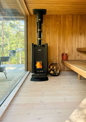 Harvia Linear Series 28 Wood Stove Sauna Heater