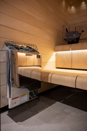 Harvia KIP60B KIP Series, 6kW Sauna Heater, Built-In Controls