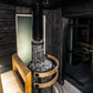 Harvia Legend 300DUO Legend Series Sauna Wood-Burning Stove/Fireplace Combo