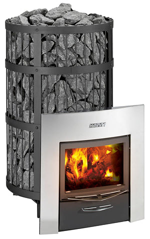 Harvia Legend 300DUO Legend Series Sauna Wood-Burning Stove/Fireplace Combo