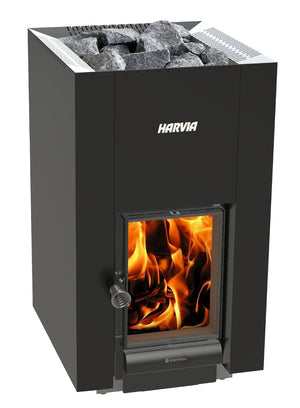 Harvia Linear 22 GreenFlame Series Wood Stove Sauna Heater -  product_vendor - Peak Primal Wellness