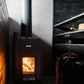 Harvia M Series Wood Stove Sauna Heater with Exterior Feed