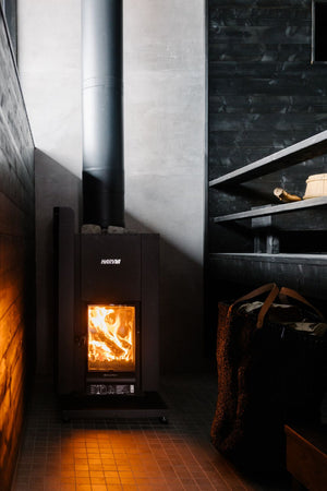 Harvia Linear 22 GreenFlame Series Wood Stove Sauna Heater
