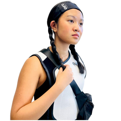 Oro Sports Adjustable CoolHead Wrap with Frozen CoolPak™ - Lightweight & Breathable Cooling Gear