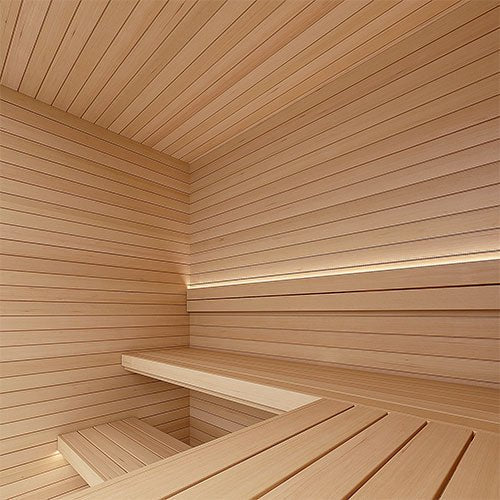 ProSaunas HEMLOCK 1/2X4 VG T&G V2E | Sauna Wood, Vertical Grain, Clear Grade A+, Tongue & Groove, V - Joint on 2 Edges of the Smooth Face, Wall Material -  product_vendor - Peak Primal Wellness