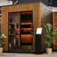 Leil Saunas Viva 210 - 4 Person Outdoor Sauna Kit -  product_vendor - Peak Primal Wellness