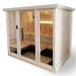 SaunaLife Xperience X7 Indoor Home Sauna - Spacious, Wi-Fi Controlled, Premium Norice Spruce