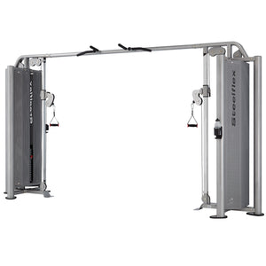 Steelflex JG2000 Multi-Station Jungle Gym with Dual Adjustable Pulleys & 195kg Weight Stacks