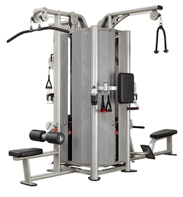 Steelflex JG4000S 4 Stack Jungle Gym - Multi-User Strength Training Machine with 390kg Weight Capacity