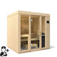 Kohler C1 Indoor Sauna Kit, Scandinavian Spruce, Up to 5 Persons -  product_vendor - Peak Primal Wellness