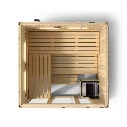 Kohler C1 Indoor Sauna Kit, Scandinavian Spruce, Up to 5 Persons -  product_vendor - Peak Primal Wellness