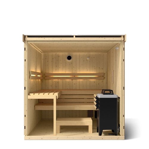 Kohler C1 Indoor Sauna Kit, Scandinavian Spruce, Up to 5 Persons -  product_vendor - Peak Primal Wellness