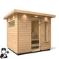 Kohler C2 Outdoor Sauna Kit, Douglas Fir, Up to 6 Persons -  product_vendor - Peak Primal Wellness