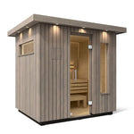 Kohler C2 Outdoor Sauna Kit, Weathered Grey Spruce, Up to 6 Persons -  product_vendor - Peak Primal Wellness