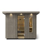 Kohler C2 Outdoor Sauna Kit, Weathered Grey Spruce, Up to 6 Persons -  product_vendor - Peak Primal Wellness
