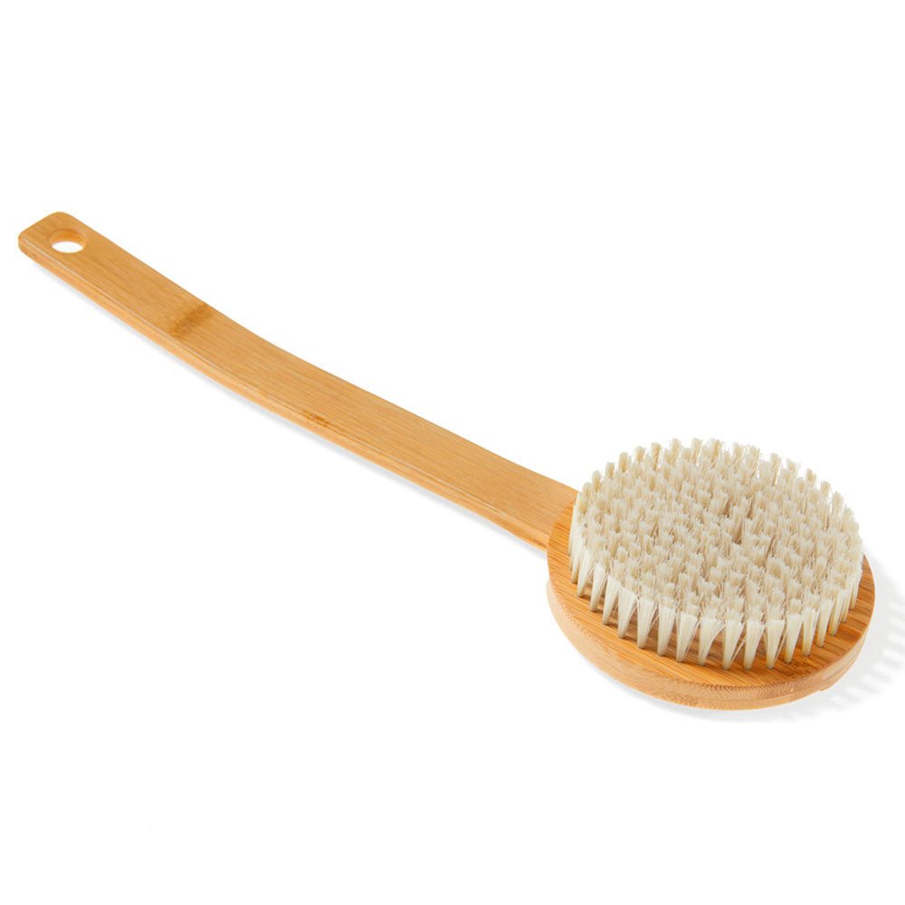 KOLO Bath Brush Bambu 2 | Sauna Bath Brush with Handle, Natural Bamboo -  product_vendor - Peak Primal Wellness