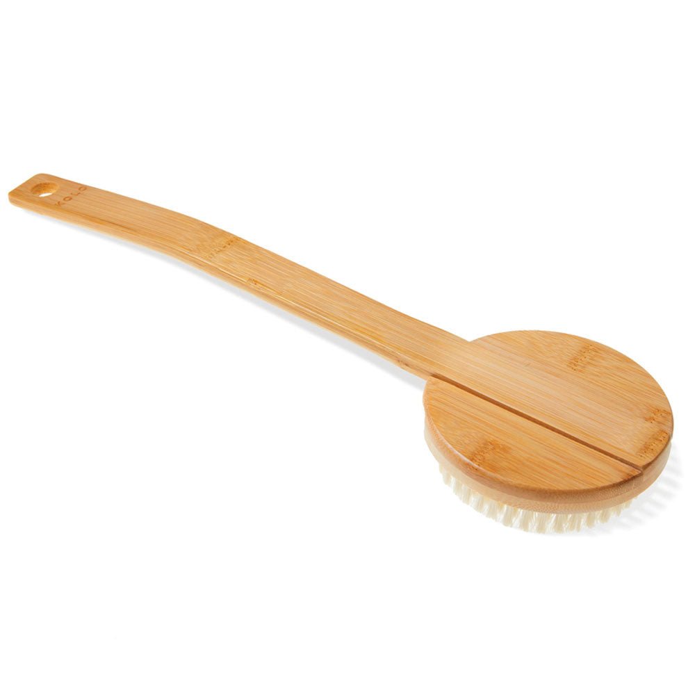 KOLO Bath Brush Bambu 2 | Sauna Bath Brush with Handle, Natural Bamboo -  product_vendor - Peak Primal Wellness