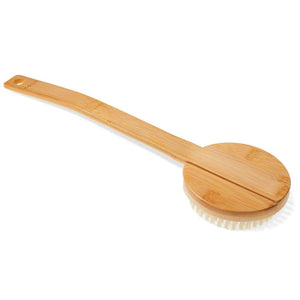 KOLO Bath Brush Bambu 2 | Sauna Bath Brush with Handle, Natural Bamboo -  product_vendor - Peak Primal Wellness