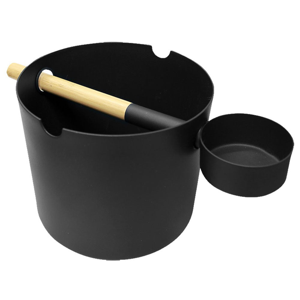 KOLO Bucket and Ladle | Sauna Bucket and Ladle Set, Bamboo/Aluminum, 1Gal -  product_vendor - Peak Primal Wellness