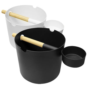 KOLO Bucket and Ladle | Sauna Bucket and Ladle Set, Bamboo/Aluminum, 1Gal -  product_vendor - Peak Primal Wellness