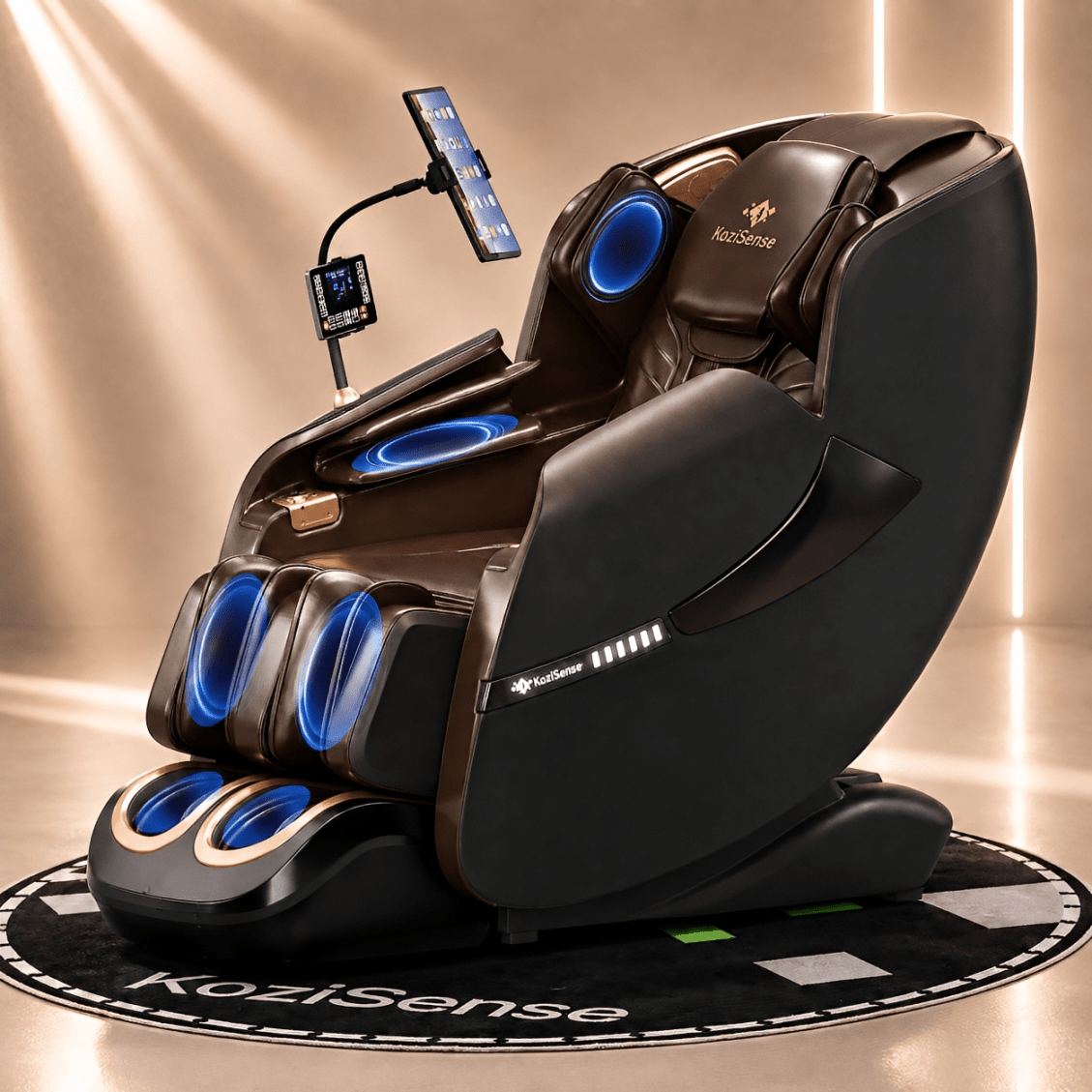 KoziSense KZ-A18 3D SL-track Massage Chair 2026 Upgraded - (All Black) -  product_vendor - Peak Primal Wellness