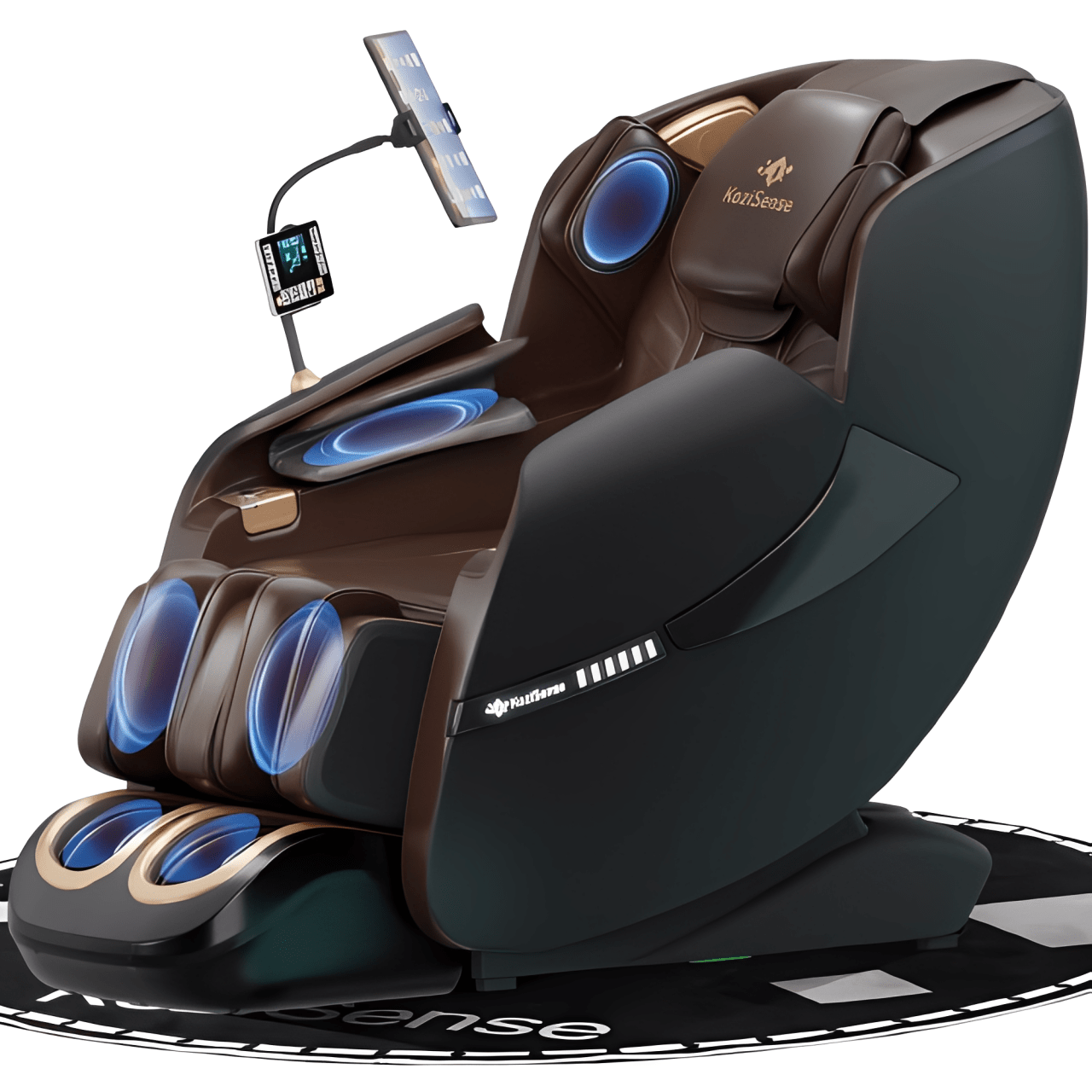 KoziSense KZ-A18 3D SL-track Massage Chair 2026 Upgraded - (Black and Brown) -  product_vendor - Peak Primal Wellness