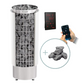 Wi-Fi Enabled Control for Harvia Cilindro PC60E 6kW Sauna Heater allowing users to manage temperature from their smartphone.