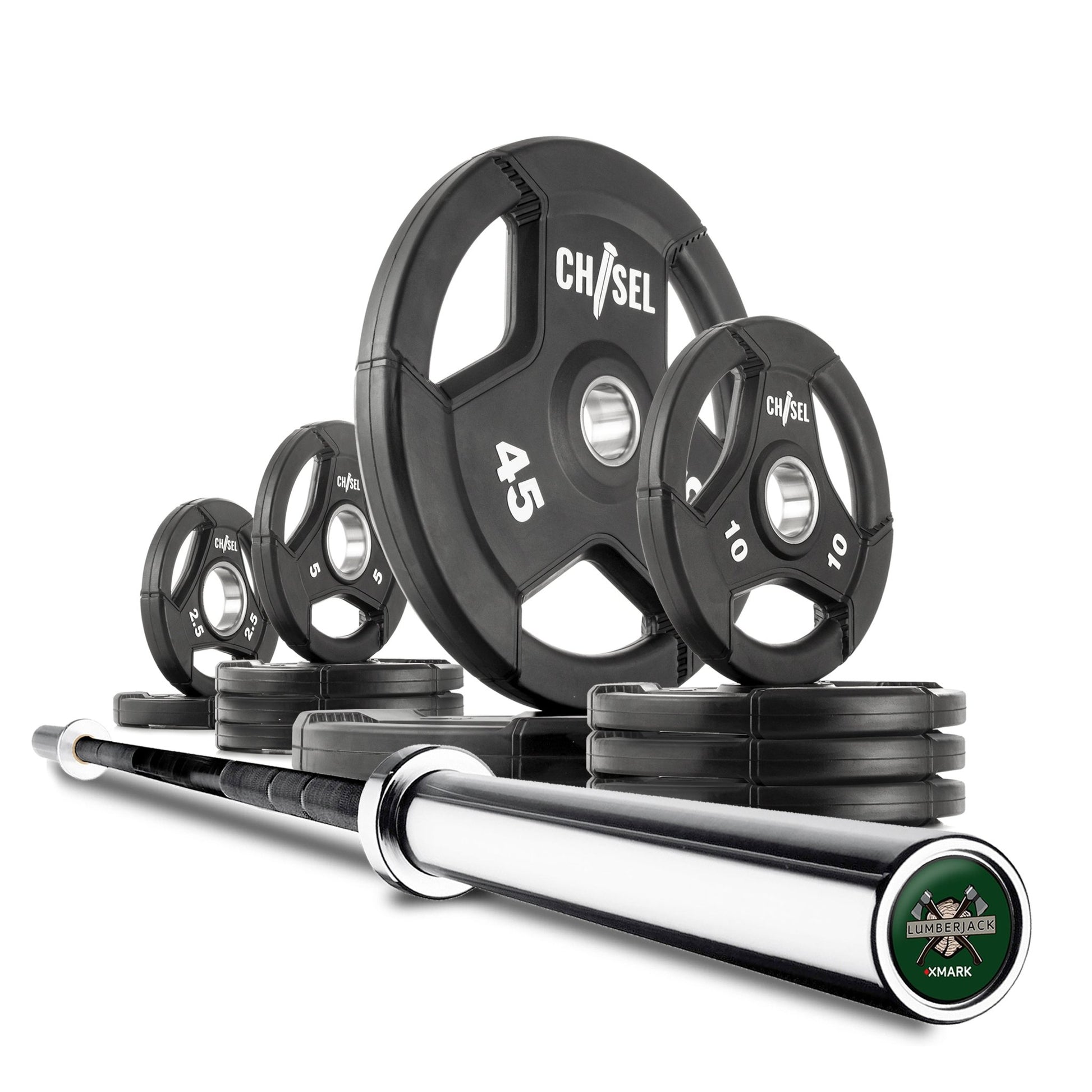 XMark Chisel Olympic Weight Plates & Bar Set Builder -  product_vendor - Peak Primal Wellness